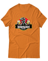 T-Shirt Αντρικό - Beerosaurus - Color Thumbnail Πορτοκαλί