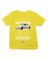 T-Shirt  Παιδικό - Beetle - Color Thumbnail Κίτρινο
