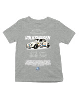 T-Shirt  Παιδικό - Beetle - Color Thumbnail Γκρι Μελανζέ