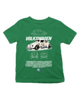 T-Shirt  Παιδικό - Beetle - Color Thumbnail Πράσινο