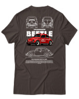 T-Shirt Αντρικό - Beetle - Color Thumbnail Καφέ