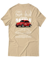 T-Shirt Αντρικό - Beetle - Color Thumbnail Μπεζ