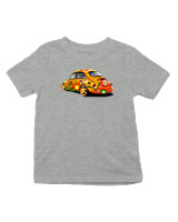 T-Shirt  Παιδικό - Beetle Flower - Color Thumbnail Γκρι Μελανζέ