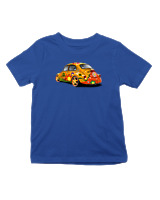 T-Shirt  Παιδικό - Beetle Flower - Color Thumbnail Μπλε Ρουά
