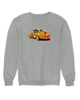 Φούτερ χωρίς κουκούλα Γυναικείο - Beetle Flower - Color Thumbnail Γκρι Μελανζέ