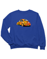 Φούτερ χωρίς κουκούλα Παιδικό - Beetle Flower - Color Thumbnail Μπλε Ρουά