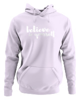 Φούτερ με κουκούλα Αντρικό - Believe In Yourself - Color Thumbnail Lilac