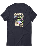 T-Shirt Αντρικό - Believe In Yourself - Color Thumbnail Σκούρο Μπλε