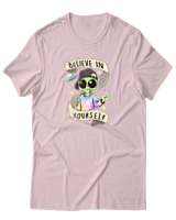 T-Shirt Αντρικό - Believe In Yourself - Color Thumbnail Απαλό Ροζ