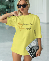 T-Shirt Classic - Believe In Yourself - Color Thumbnail LIGHT YELLOW
