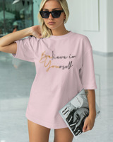 T-Shirt Classic - Believe In Yourself - Color Thumbnail PALE PINK