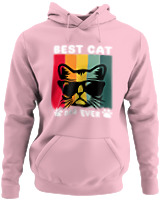 Φούτερ με κουκούλα - Best Cat Dad Ever - Color Thumbnail Pink
