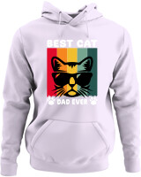 Φούτερ με κουκούλα - Best Cat Dad Ever - Color Thumbnail Λιλά