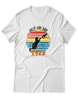 T-Shirt Αντρικό - Best Cat Dad - Color Thumbnail Άσπρο