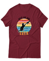T-Shirt Αντρικό - Best Cat Dad - Color Thumbnail Σκούρο Κόκκινο