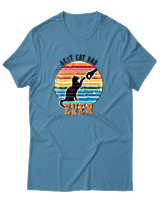 T-Shirt Αντρικό - Best Cat Dad - Color Thumbnail Τιρκουάζ