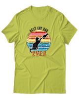 T-Shirt Αντρικό - Best Cat Dad - Color Thumbnail Λαχανί