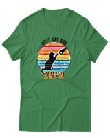T-Shirt Αντρικό - Best Cat Dad - Color Thumbnail Πράσινο