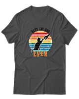 T-Shirt  Γυναικείο - Best Cat Dad - Color Thumbnail Ανθρακί