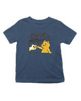 T-Shirt  Παιδικό - Best Cat Mom Ever - Color Thumbnail Σκούρο Μπλε