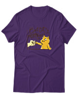 T-Shirt  Γυναικείο - Best Cat Mom Ever - Color Thumbnail Μώβ