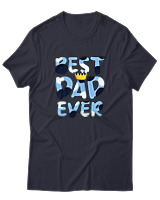 T-Shirt Αντρικό - Best Dad Ever - Color Thumbnail Σκούρο Μπλε