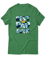 T-Shirt Αντρικό - Best Dad Ever - Color Thumbnail Πράσινο
