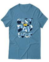 T-Shirt  Γυναικείο - Best Dad Ever - Color Thumbnail Τυρκουάζ