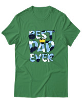 T-Shirt  Γυναικείο - Best Dad Ever - Color Thumbnail Πράσινο