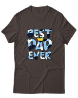 T-Shirt  Γυναικείο - Best Dad Ever - Color Thumbnail Καφέ