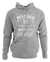 Φούτερ με κουκούλα Αντρικό - Best Dad - Color Thumbnail Γκρι Μελανζέ