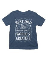 T-Shirt  Παιδικό - Best Dad - Color Thumbnail Σκούρο Μπλε