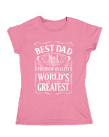 Κοριτσίστικο Κοντομανικο Παιδικό - Best Dad - Color Thumbnail Ροζ