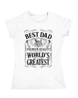 Κοριτσίστικο Κοντομανικο Παιδικό - Best Dad - Color Thumbnail ΄Ασπρο