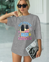 T-Shirt Classic - Best Friends Forever - Color Thumbnail GREY MELANZE