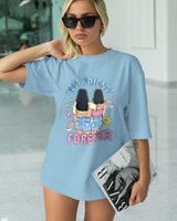 T-Shirt Classic - Best Friends Forever - Color Thumbnail SKY BLUE