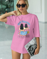 T-Shirt Classic - Best Friends Forever - Color Thumbnail PINK