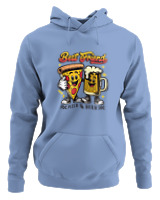 Φούτερ με κουκούλα - Best Friends Pizza Beer - Color Thumbnail Blue Carolina