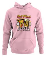 Φούτερ με κουκούλα - Best Friends Pizza Beer - Color Thumbnail Pink