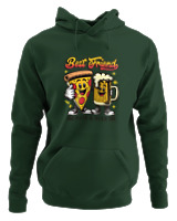 Φούτερ με κουκούλα - Best Friends Pizza Beer - Color Thumbnail Κυπαρισσί