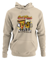 Φούτερ με κουκούλα - Best Friends Pizza Beer - Color Thumbnail Μπέζ