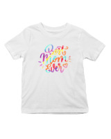 T-Shirt  Παιδικό - Best Mom Ever - Color Thumbnail 'Ασπρο