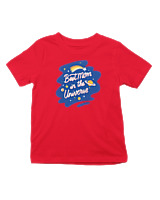 T-Shirt  Παιδικό - Best Mom In The Universe - Color Thumbnail Κόκκινο