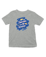 T-Shirt  Παιδικό - Best Mom In The Universe - Color Thumbnail Γκρι Μελανζέ