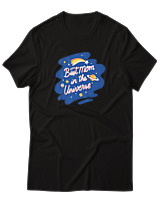 T-Shirt  Γυναικείο - Best Mom In The Universe - Color Thumbnail Μαύρο