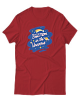 T-Shirt  Γυναικείο - Best Mom In The Universe - Color Thumbnail Κόκκινο