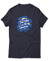 T-Shirt  Γυναικείο - Best Mom In The Universe - Color Thumbnail Σκούρο Μπλέ