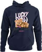 Φούτερ με κουκούλα - Best Of Luck - Color Thumbnail Navy Blue