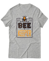 T-Shirt Unisex - Better Be A Keeper - Color Thumbnail Γκρι Μελανζέ