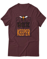 T-Shirt Unisex - Better Be A Keeper - Color Thumbnail Μπορντό
